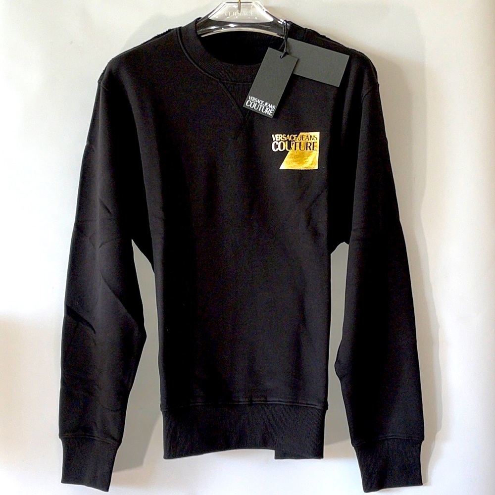 VERSACE JEANS COUTURE LOGO SWEATSHIRT MEN’S SIZE LARGE